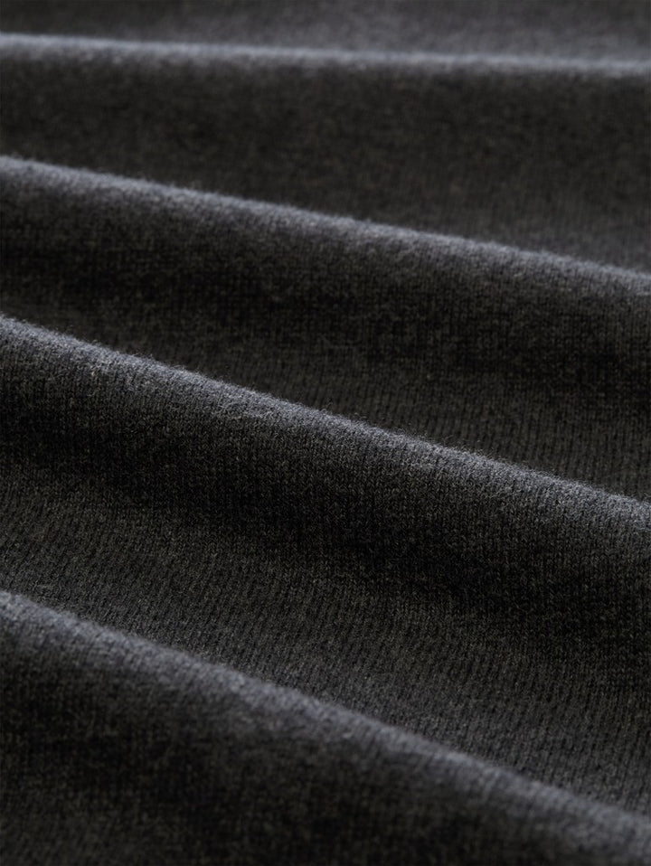 COTTON CASHMERE CREW NECK KNIT