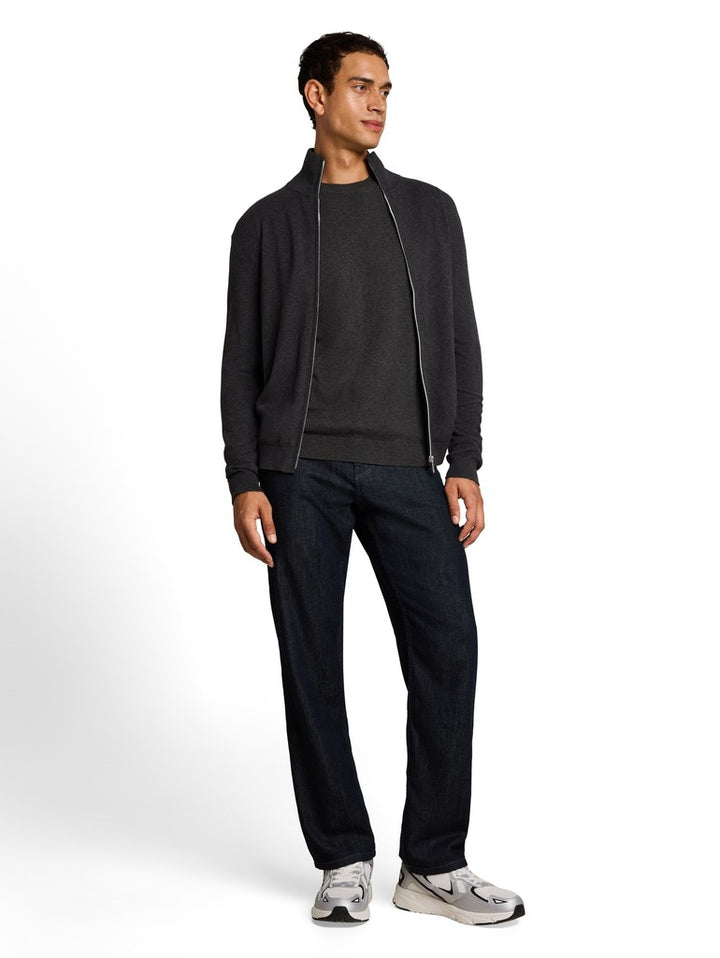 COTTON CASHMERE CREW NECK KNIT