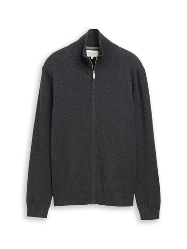 COTTON CASHMERE ZIP JACKET