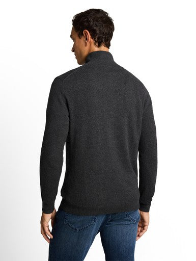 COTTON CASHMERE ZIP JACKET