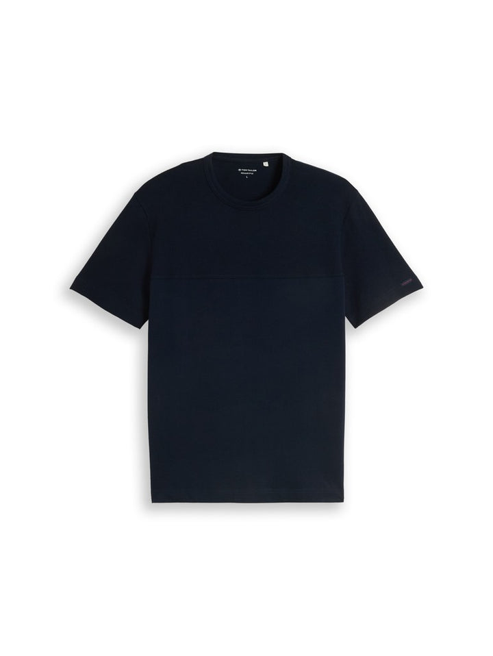 STRUCTURED CUTLINE T-SHIRT
