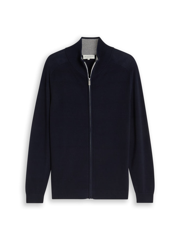 BASIC ZIP JACKET KNIT