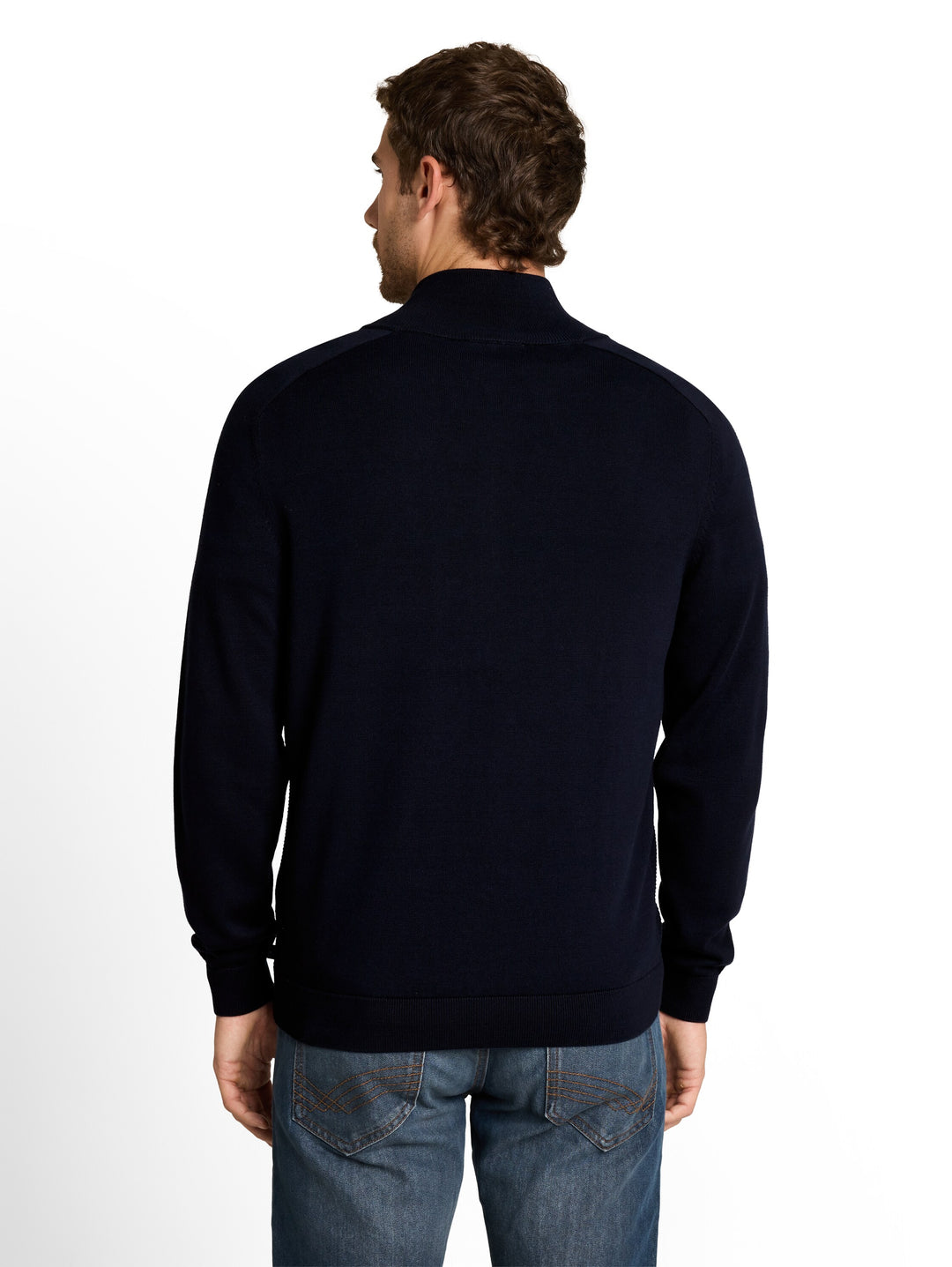 BASIC ZIP JACKET KNIT