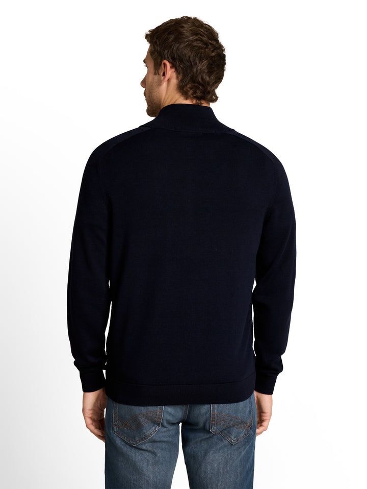 BASIC ZIP JACKET KNIT
