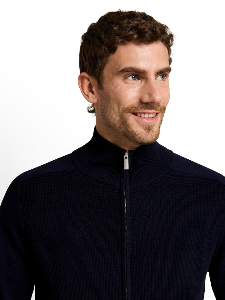 BASIC ZIP JACKET KNIT