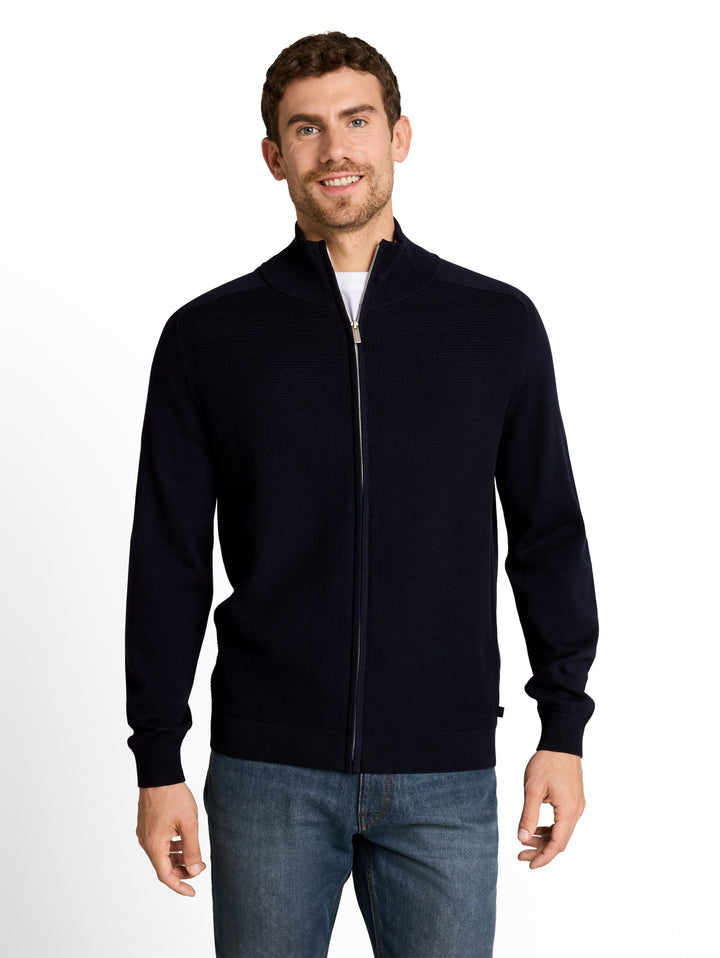 BASIC ZIP JACKET KNIT