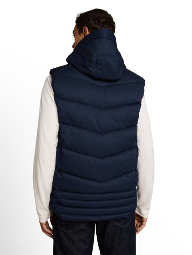 HOODED PUFFER VEST