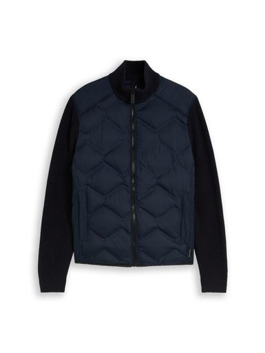 HYBRID JACKET WITH KNITSLEEVES