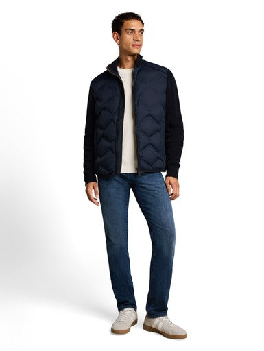 HYBRID JACKET WITH KNITSLEEVES