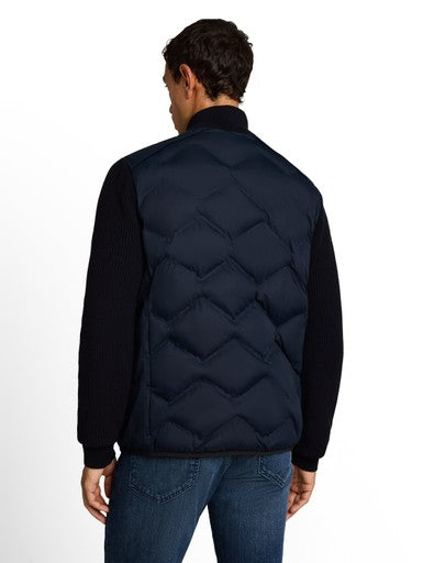 HYBRID JACKET WITH KNITSLEEVES