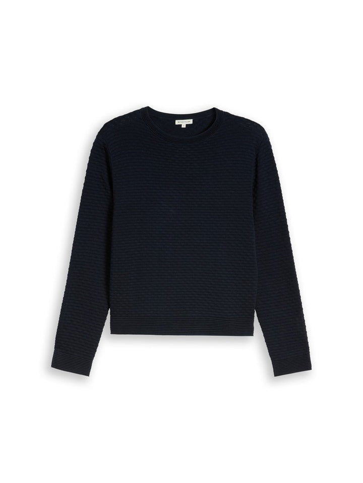 KNIT NEW BUBBLE STRUCTURE SWEATER