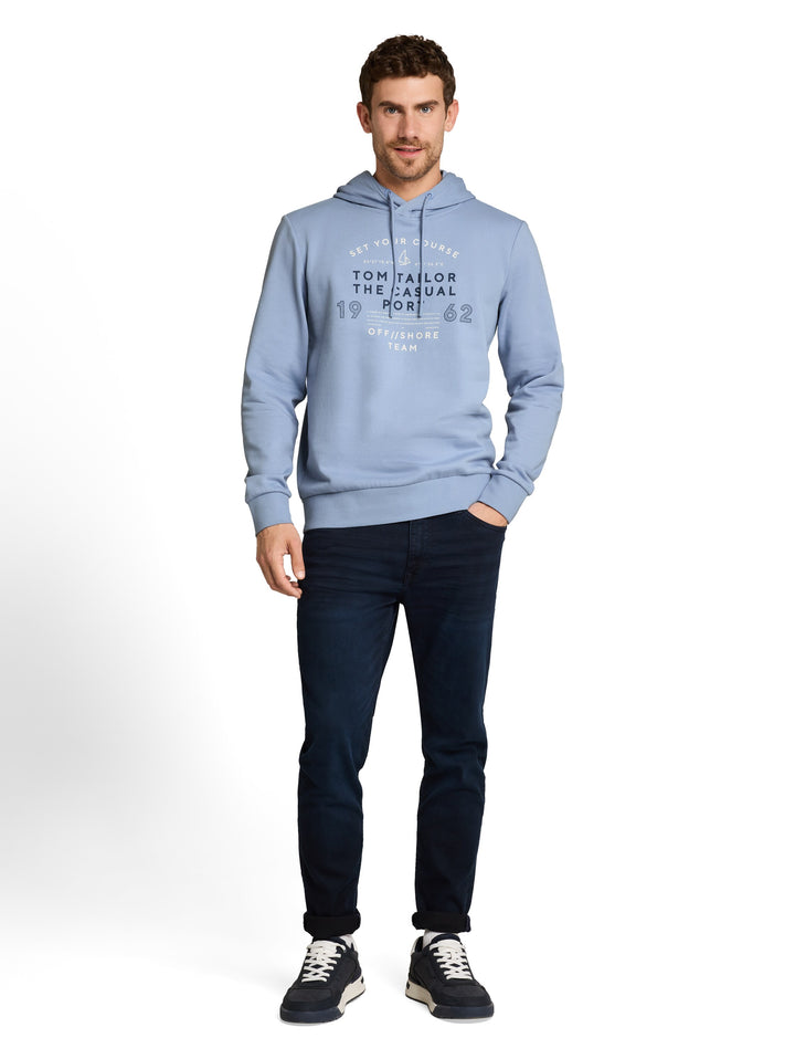 BASIC PRINTED HOODIE