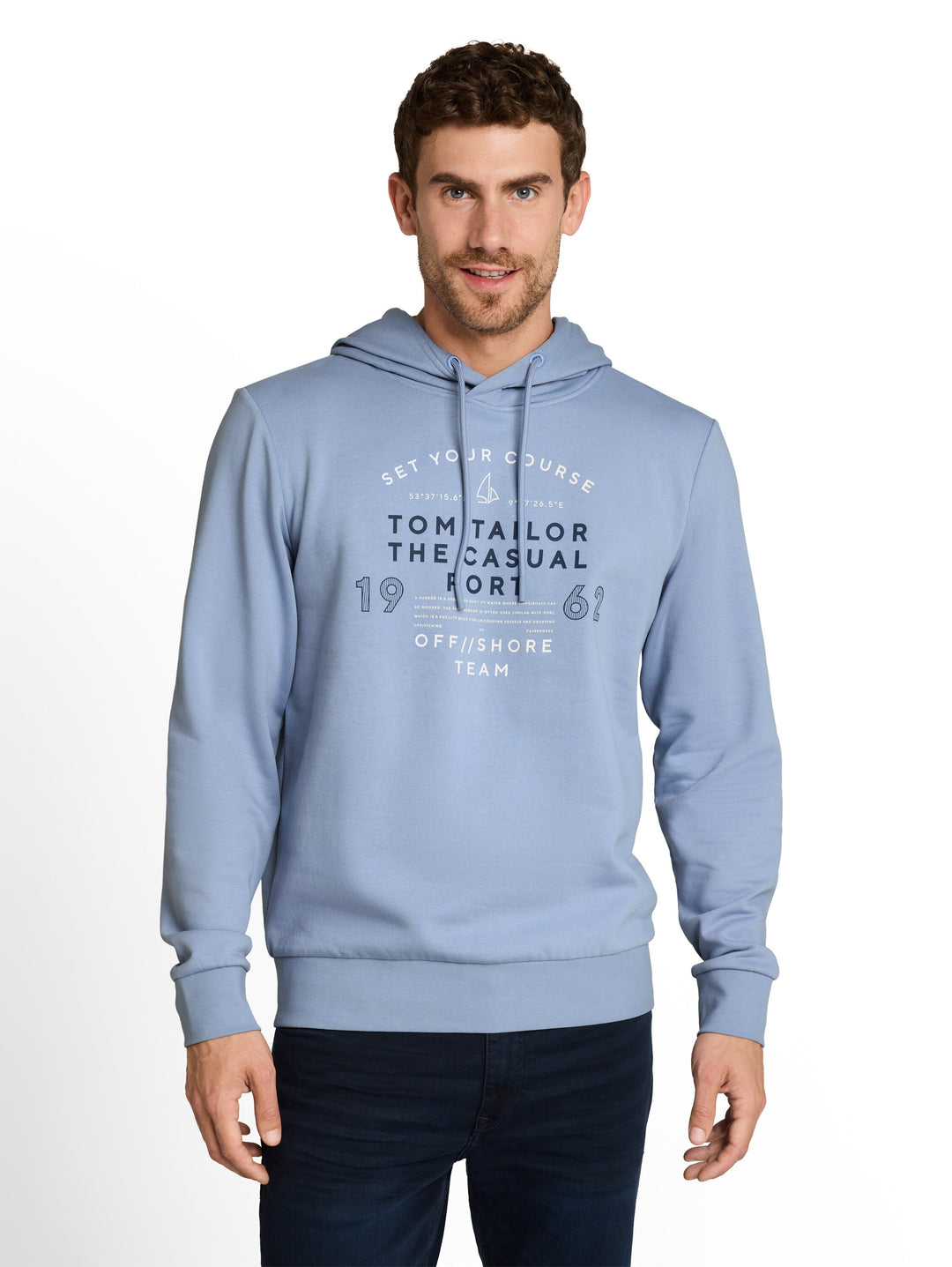 BASIC PRINTED HOODIE