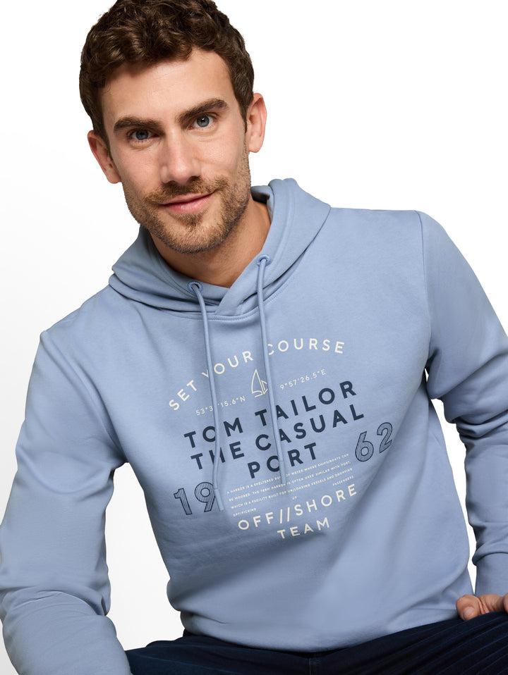 BASIC PRINTED HOODIE