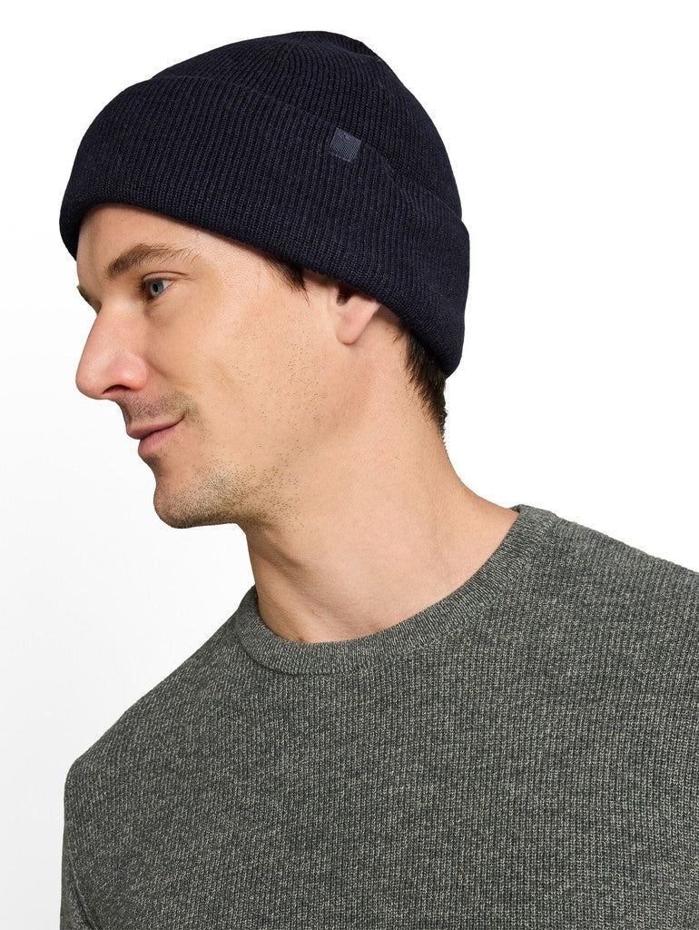 COTTON CASHMERE BEANIE KNIT
