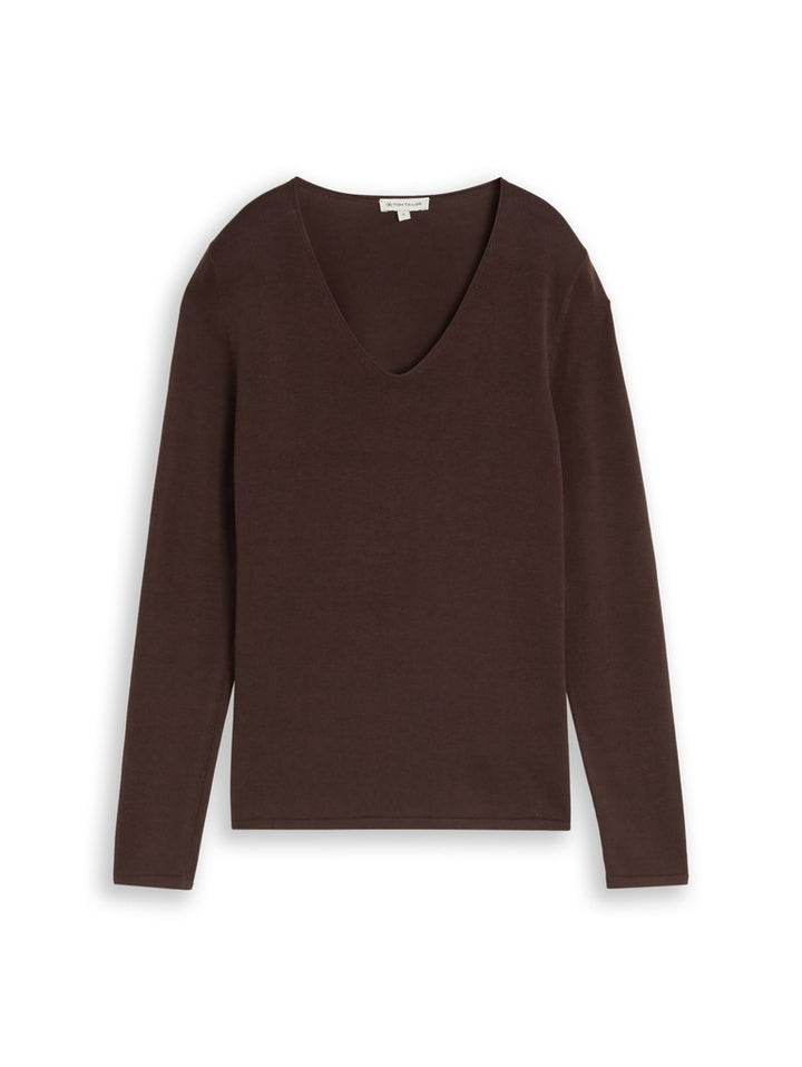 SWEATER BASIC V-NECK