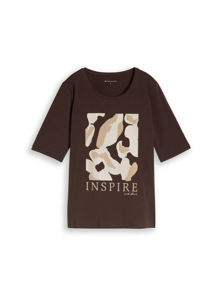 T-SHIRT FEMININE BASIC WITH PRINT