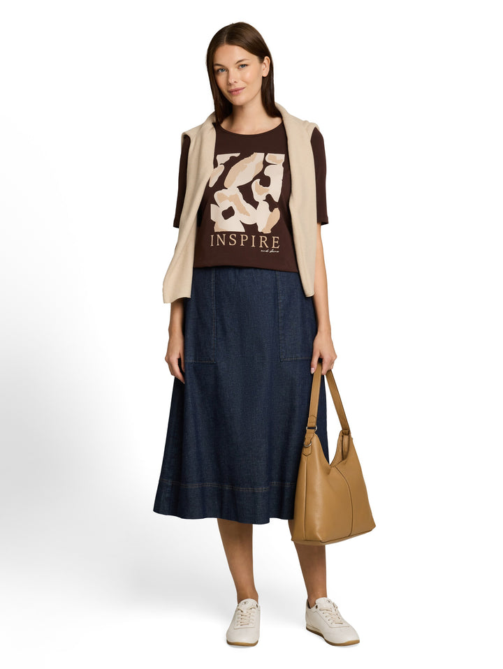 T-SHIRT FEMININE BASIC WITH PRINT