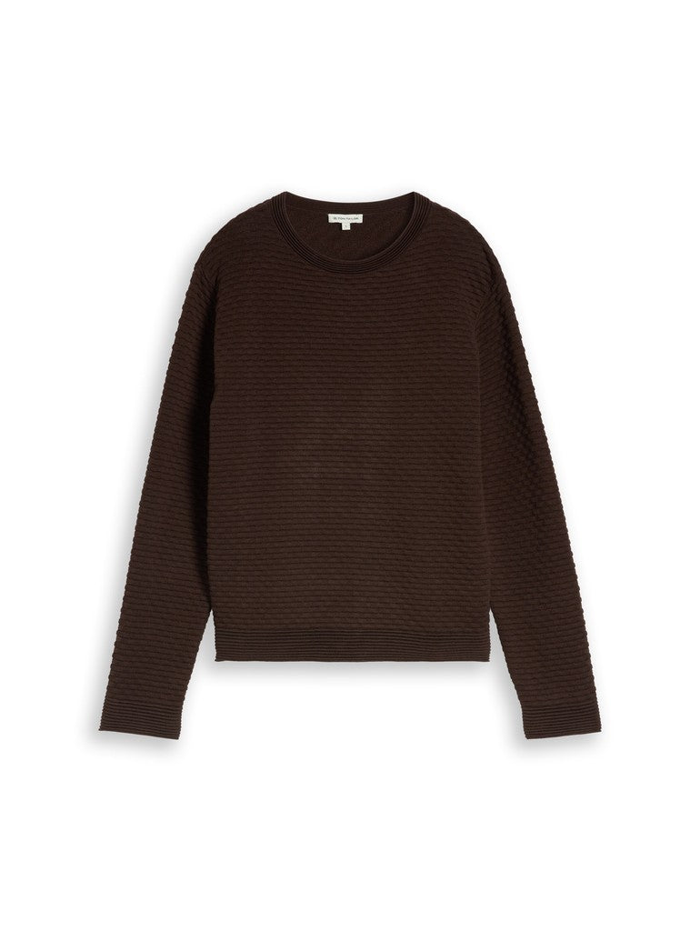 KNIT NEW BUBBLE STRUCTURE SWEATER