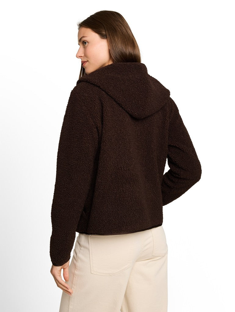 SWEATJACKET TEDDY WITH BUTTONS