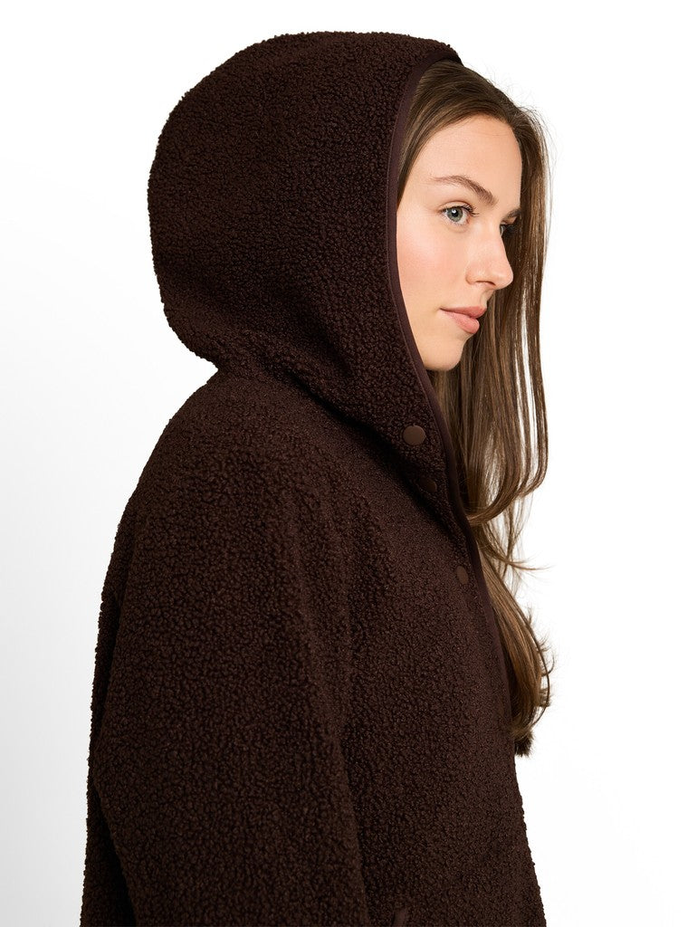 SWEATJACKET TEDDY WITH BUTTONS