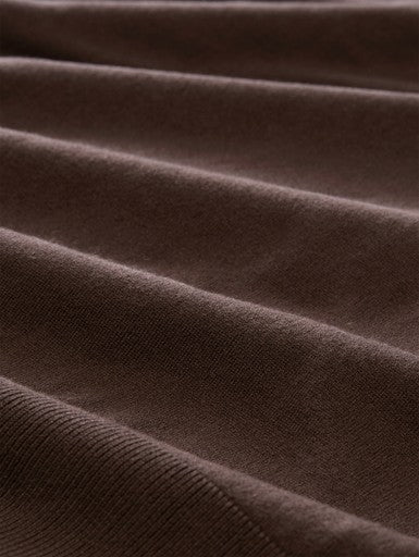 KNIT CREWNECK WITH BUTTON DETAIL