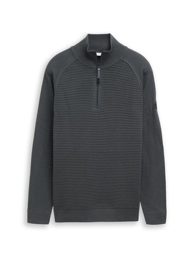 MINIMAL STRUCTURED TROYER KNIT