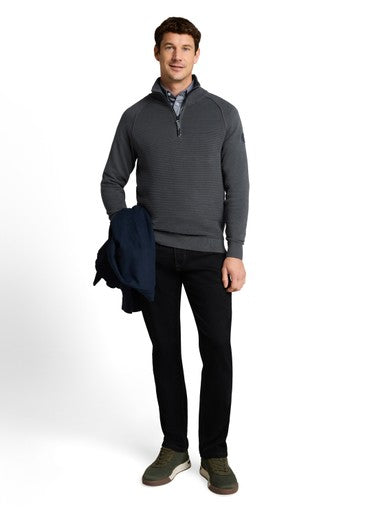 MINIMAL STRUCTURED TROYER KNIT