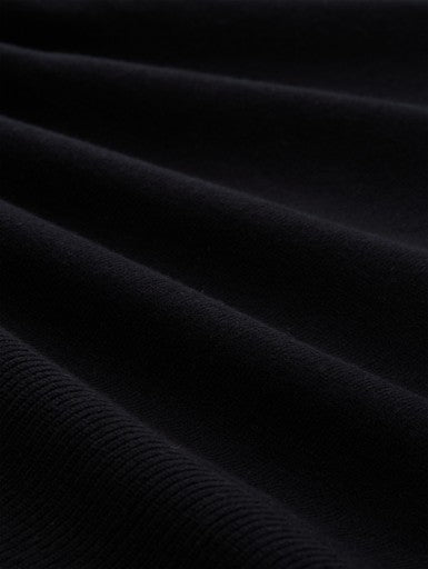 KNIT CASHMERE BLEND CREWNECK SWEATER