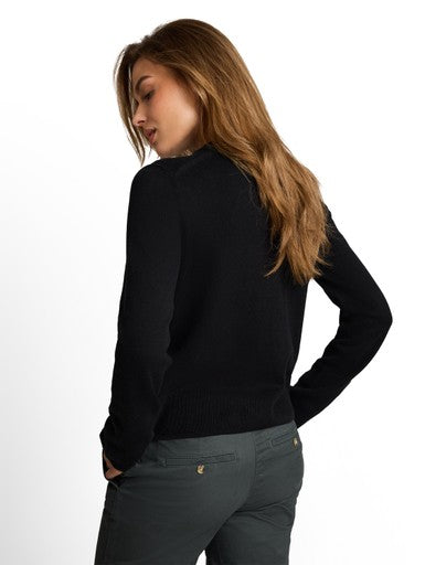 KNIT CASHMERE BLEND CREWNECK SWEATER
