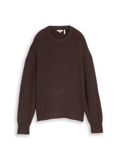 KNIT RIB CREWNECK