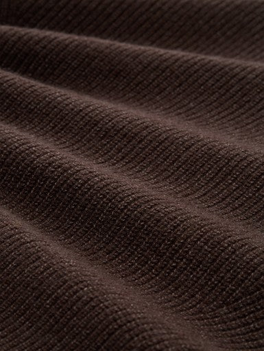 KNIT RIB CREWNECK