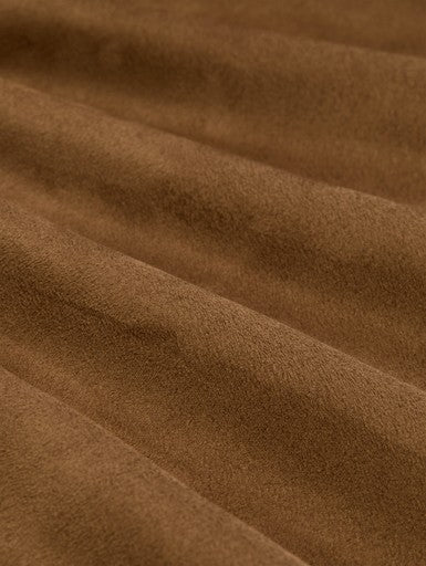 STAND-UP FAUX SUEDE LEATHER BLOUSON