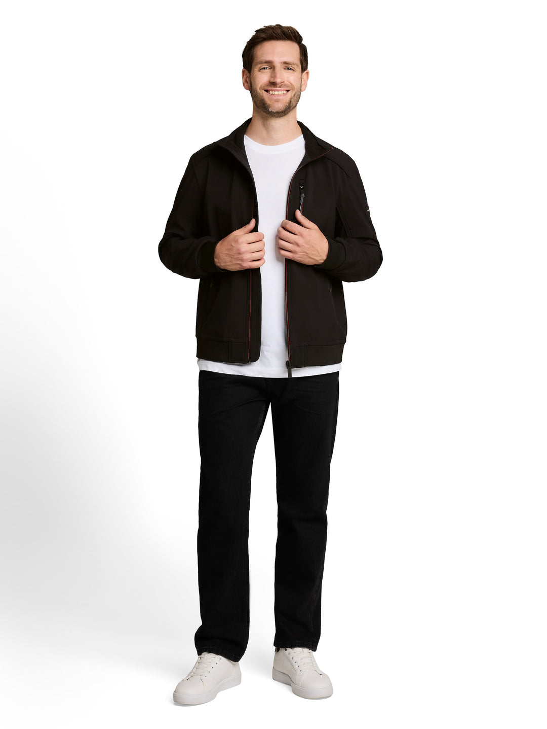 STAND-UP SOFTSHELL JACKET