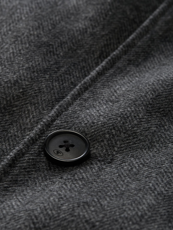 WOOL COAT WITH STAND-UP INSERT