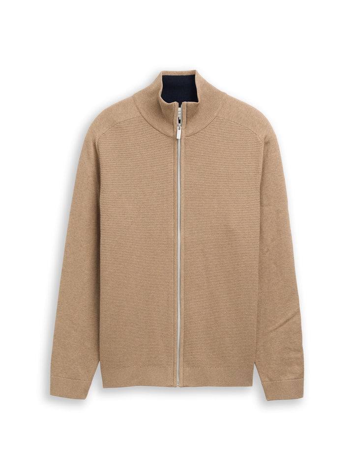 BASIC ZIP JACKET KNIT
