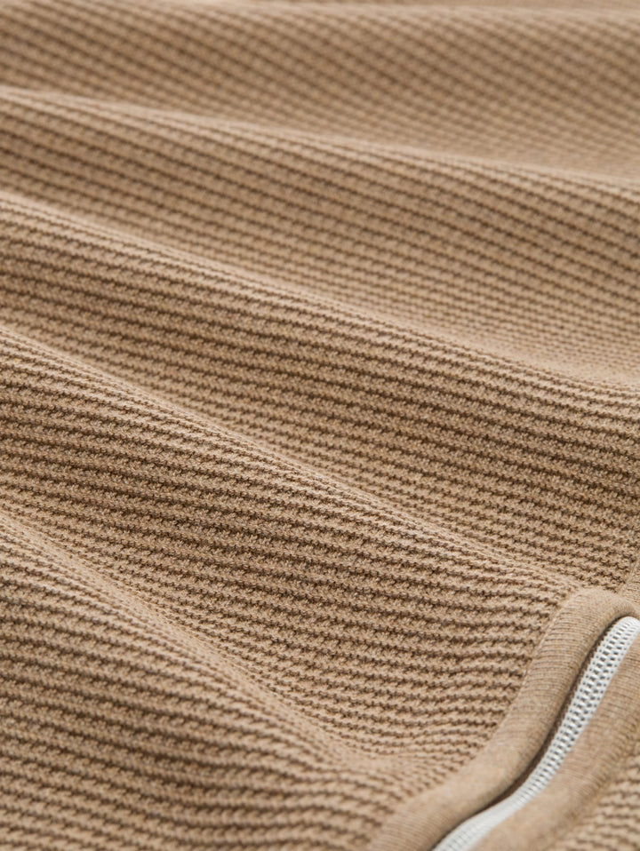 BASIC ZIP JACKET KNIT