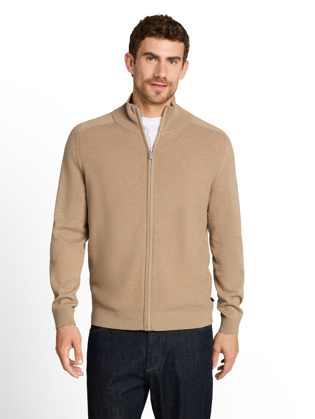 BASIC ZIP JACKET KNIT