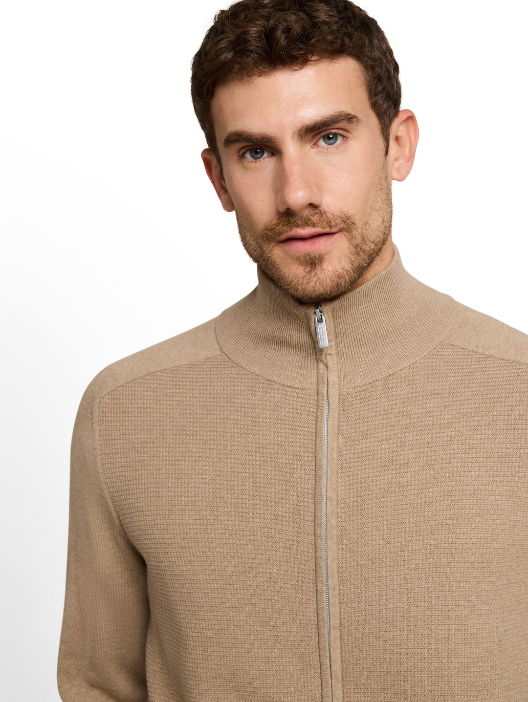 BASIC ZIP JACKET KNIT
