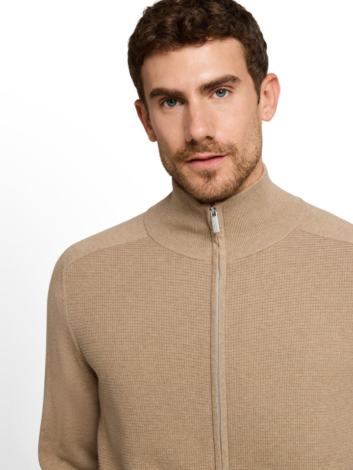 BASIC ZIP JACKET KNIT