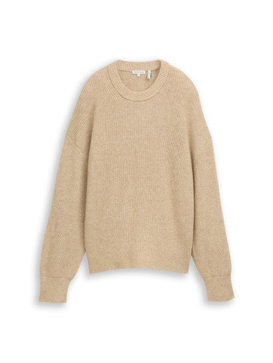 KNIT RIB CREWNECK
