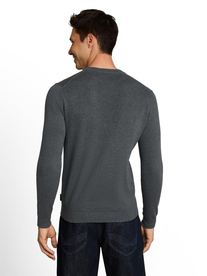 COTTON CASHMERE CREW NECK KNIT
