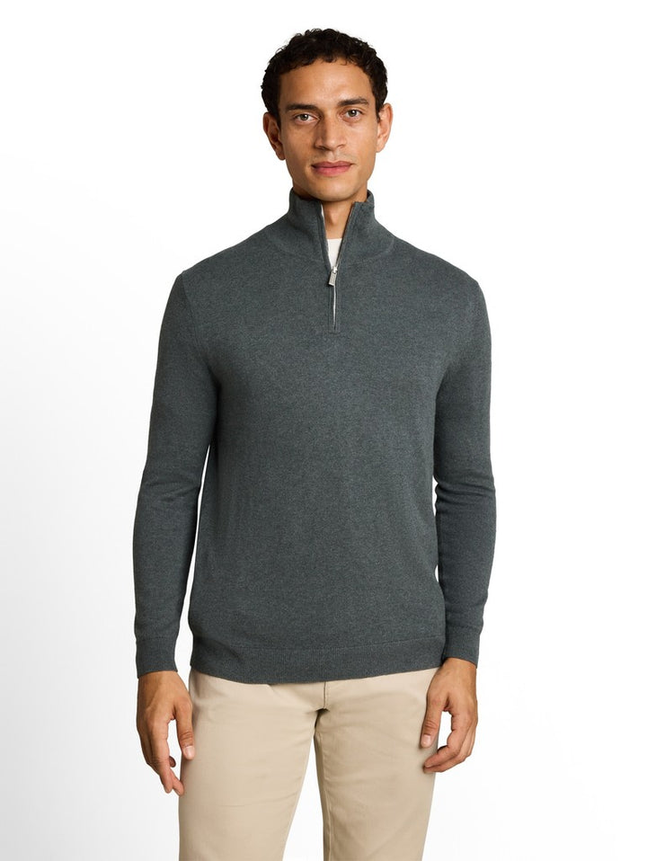 COTTON CASHMERE TROYER KNIT