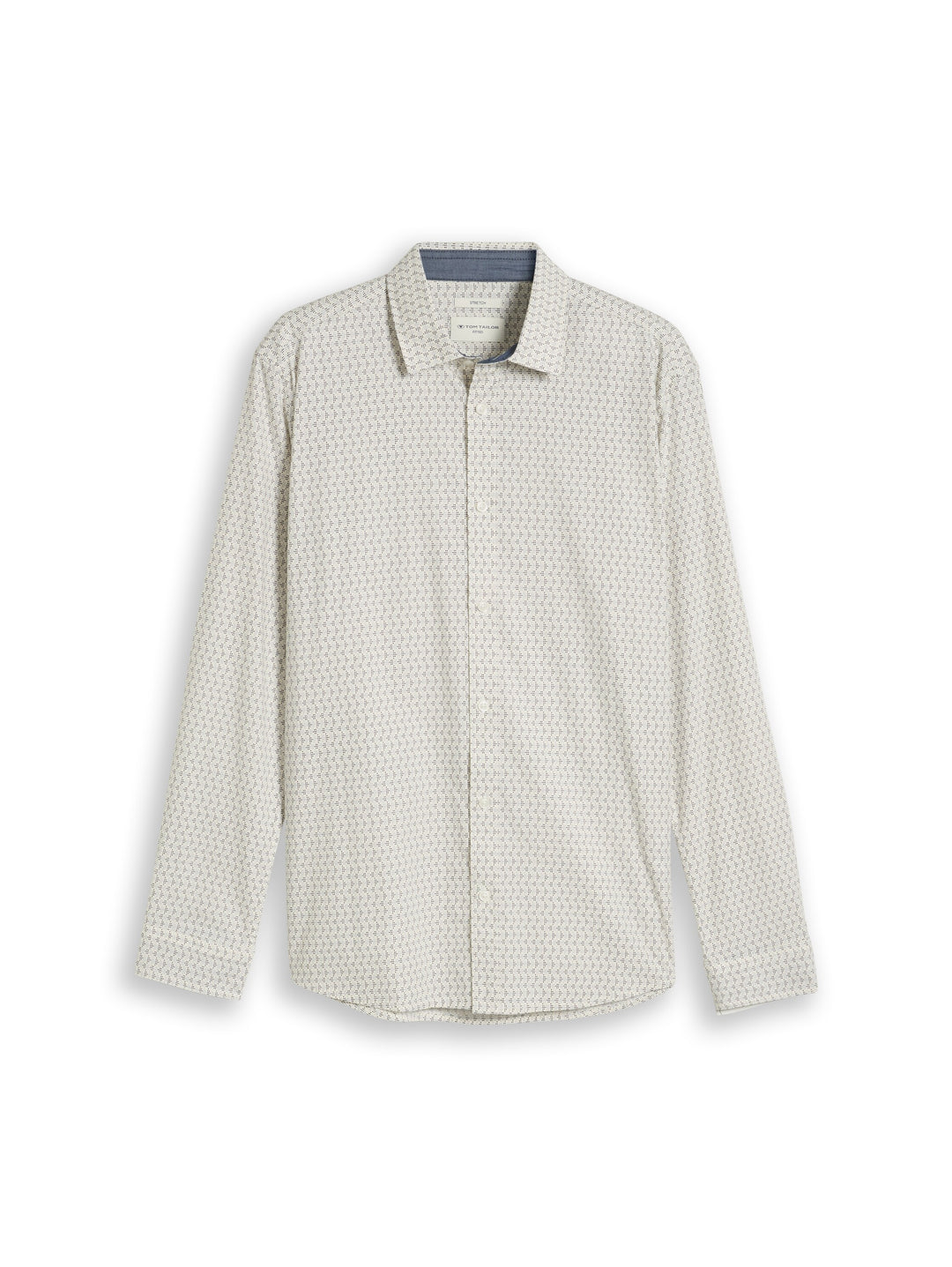 FITTED PRINTED STRETCH SHIRT