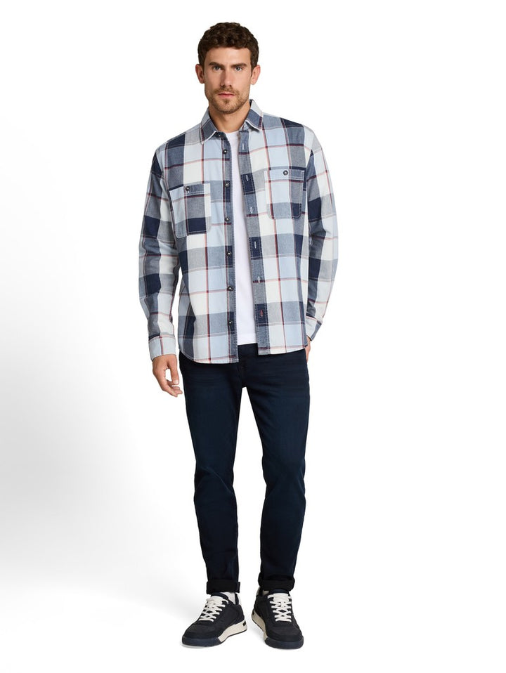 WASHED INDIGO SHIRT