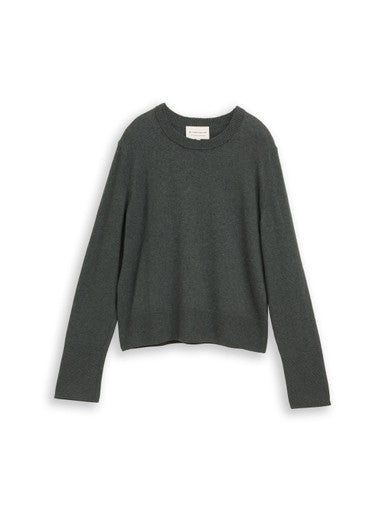 KNIT CASHMERE BLEND CREWNECK SWEATER