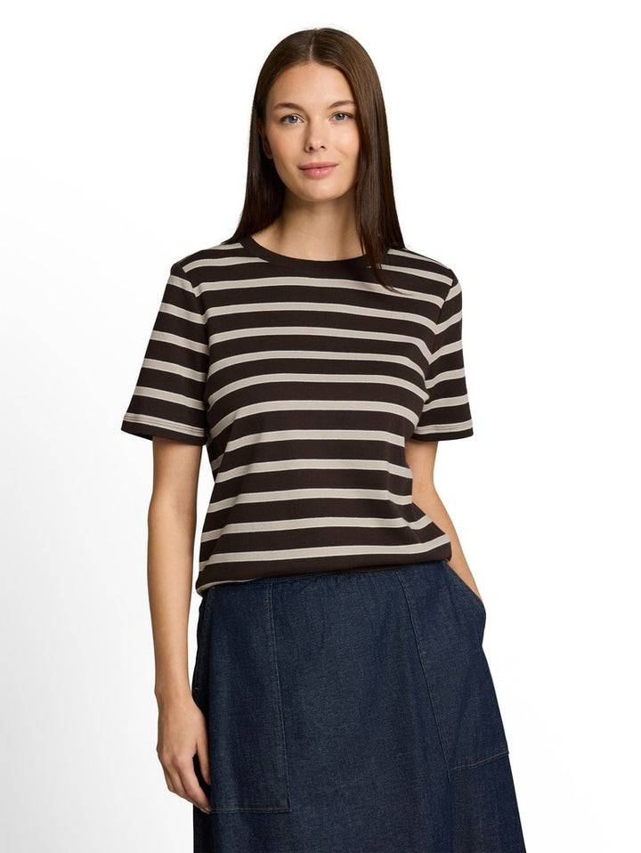 T-SHIRT INTERLOCK CREW NECK