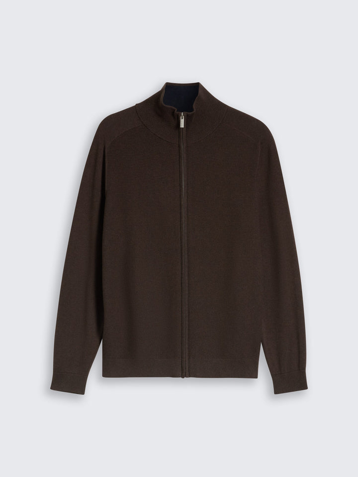 BASIC ZIP JACKET KNIT