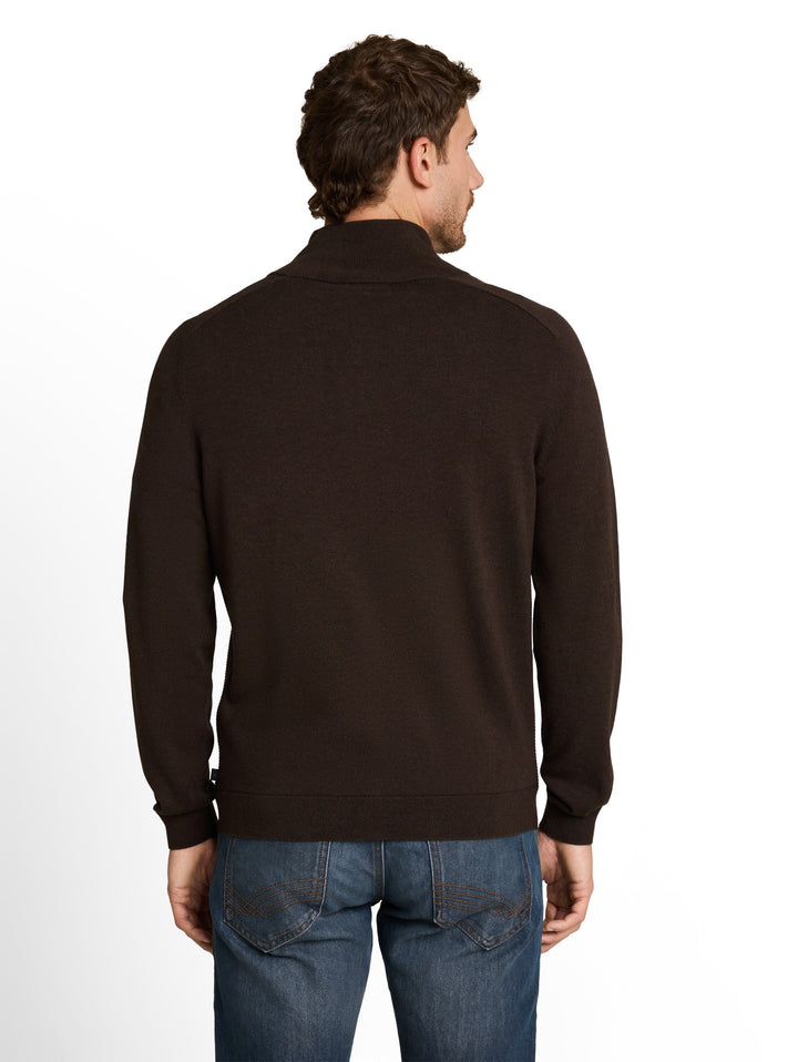 BASIC ZIP JACKET KNIT