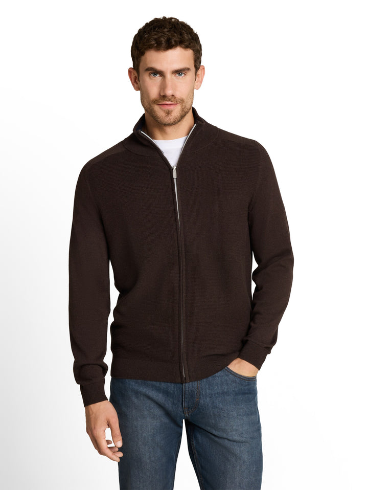 BASIC ZIP JACKET KNIT